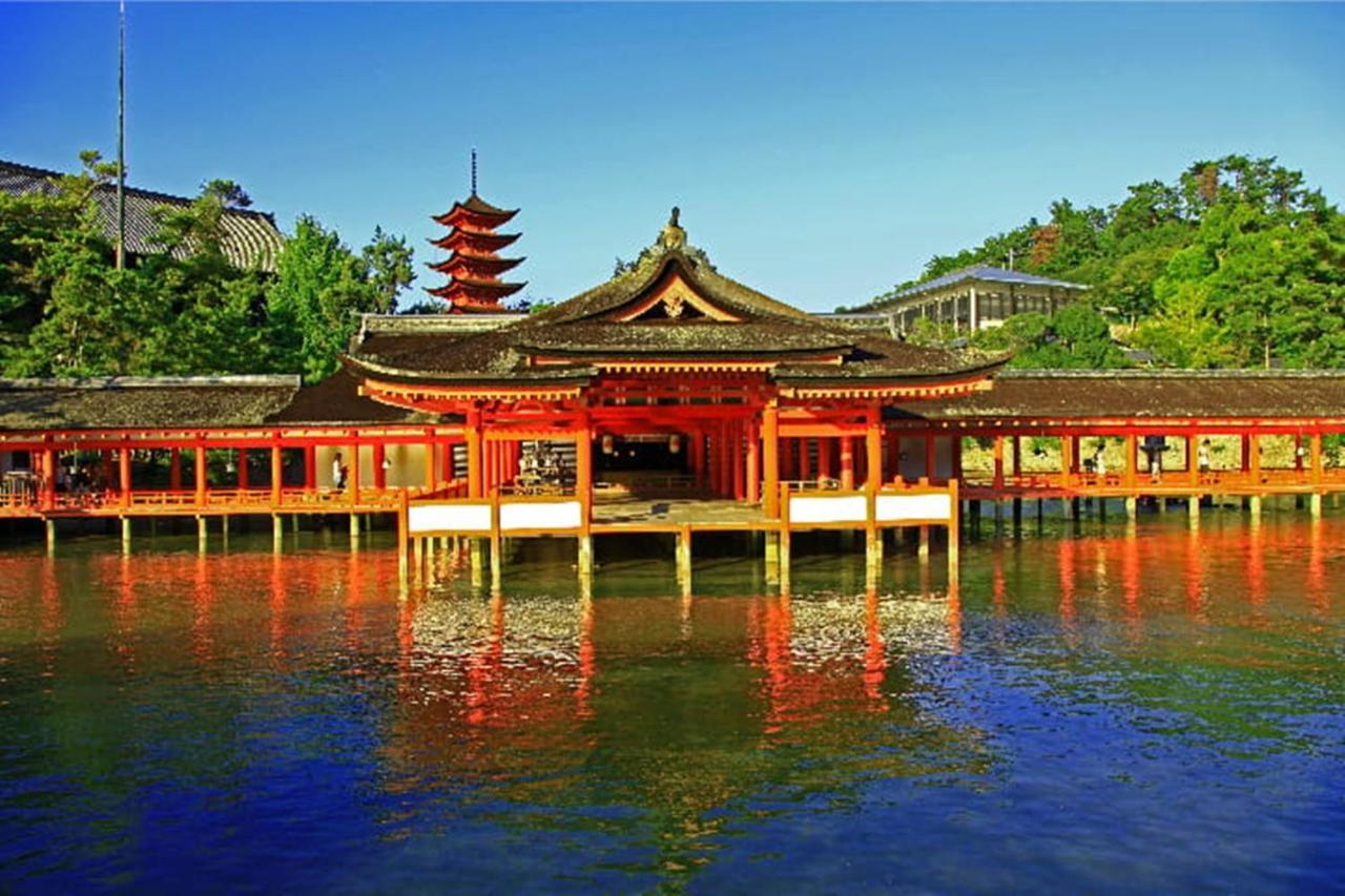 Miyajima Shiro Hotell Hatsukaichi Eksteriør bilde